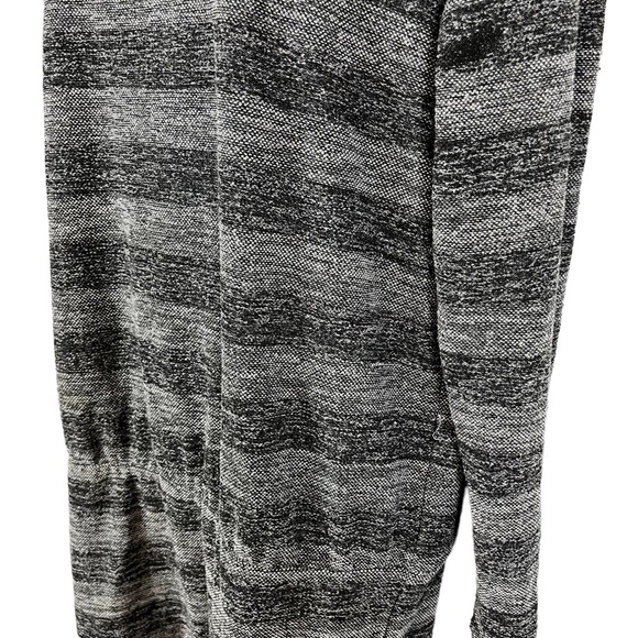 LOU & GRAY Wide Horizontal Stripe Knit Casual Long Sleeve Knee Length Dress sz M - Picture 9 of 16